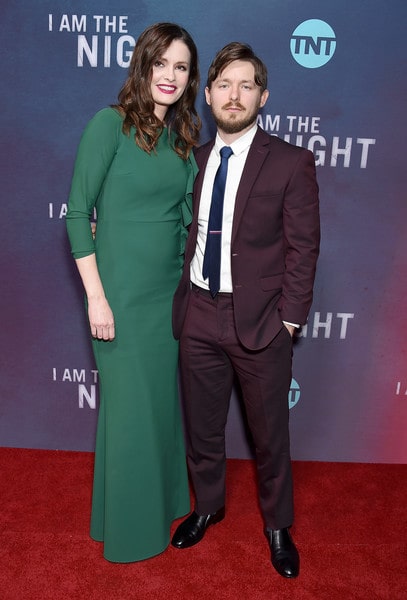 Marshall Allman with wife Jamie at the premiere of 'I am The Night'